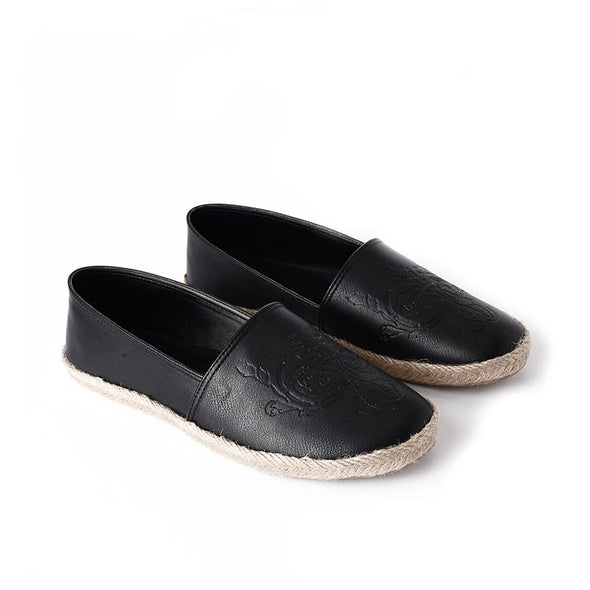 DAMASK ESPADRILLES  - BLACK