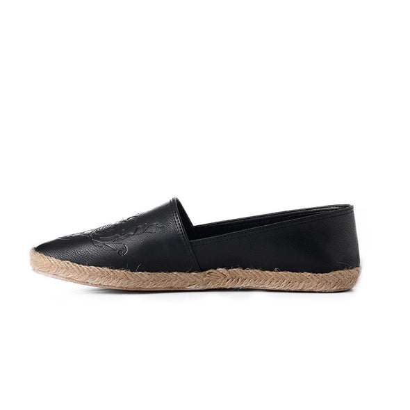 DAMASK ESPADRILLES  - BLACK