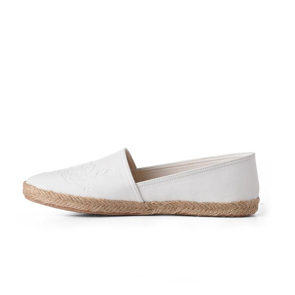 DAMASK ESPADRILLES  - WHITE