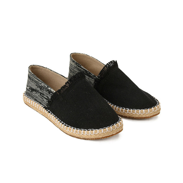 NEW KELIM ESPADRILLE - BLACK