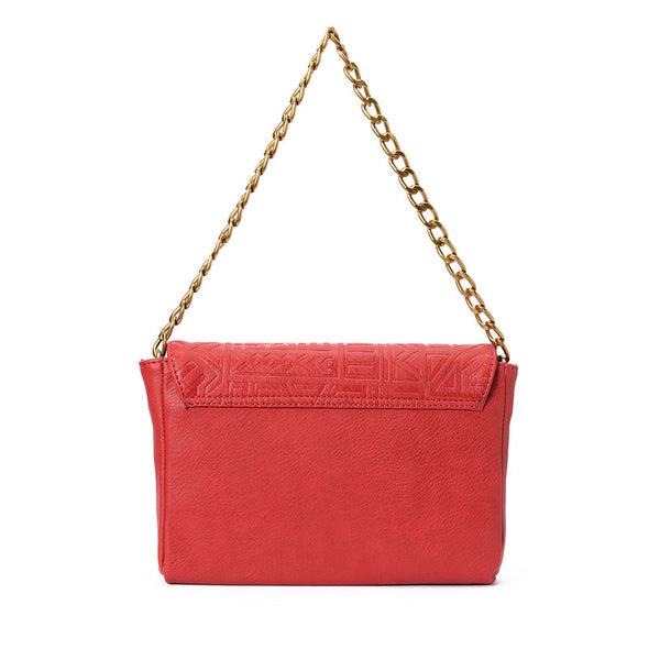 ZUMA CHAIN CLUTCH - RED