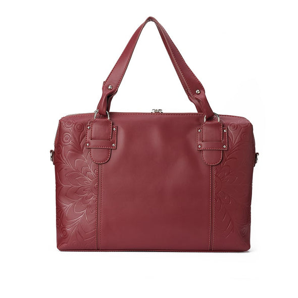 LILLY LAPTOP BAG - BURGUNDY