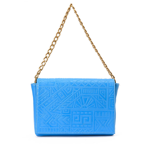 ZUMA CHAIN CLUTCH - BLUE