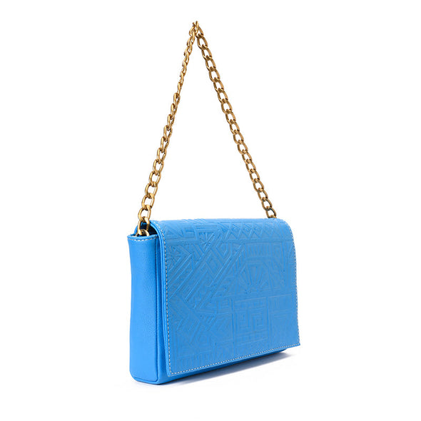 ZUMA CHAIN CLUTCH - BLUE