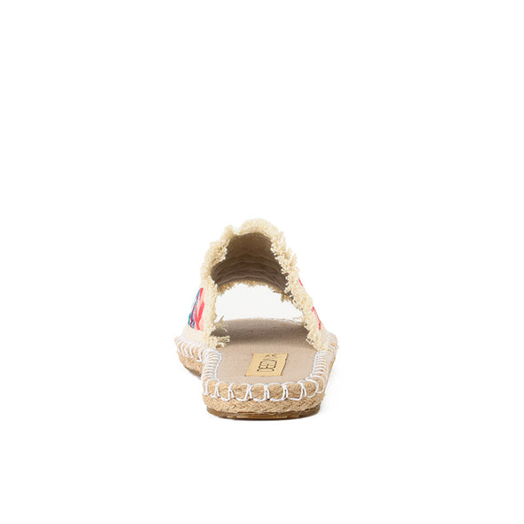 DOUBLE SPIKE SLIDE SLIPPERS - BEIGE