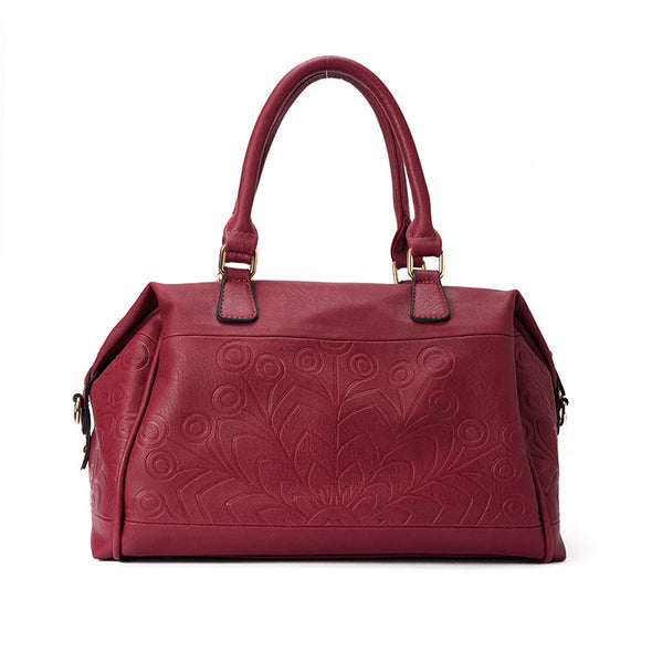 LILLY DUFFLE BAG - BURGUNDY