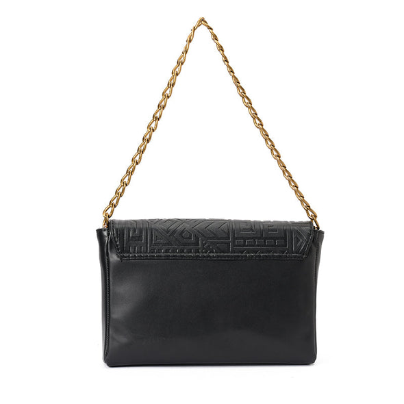 ZUMA CHAIN CLUTCH - BLACK