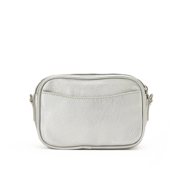 GEMMA CAMERA BAG - SILVER