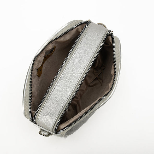 GEMMA CAMERA BAG - SILVER