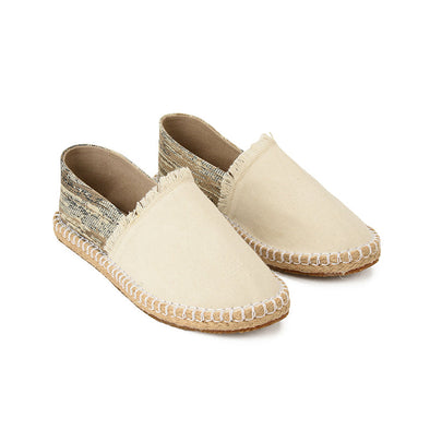 NEW KELIM ESPADRILLES - BEIGE