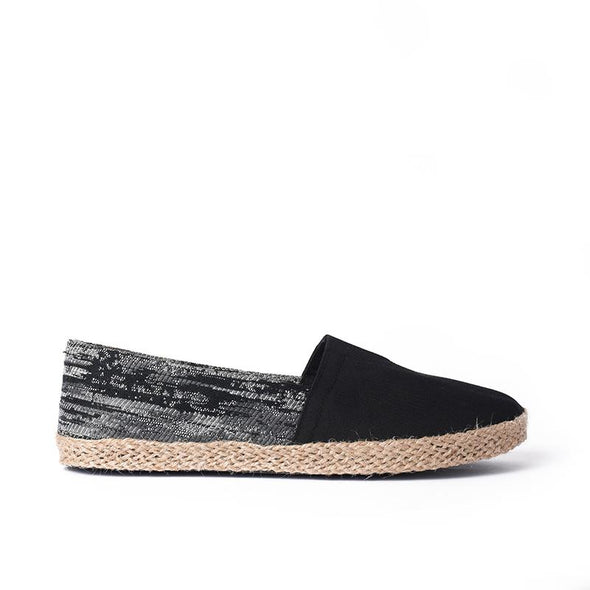 KELIM x CANVAS ESPADRILLE - BLACK