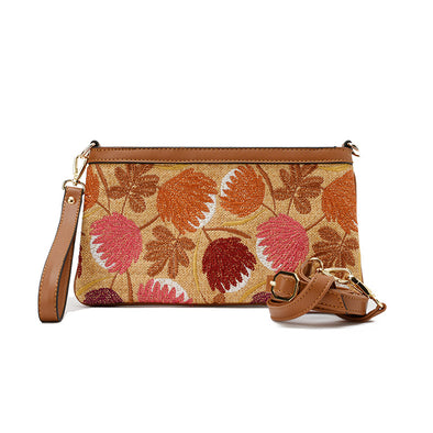 IVORY CLUTCH - CAMEL