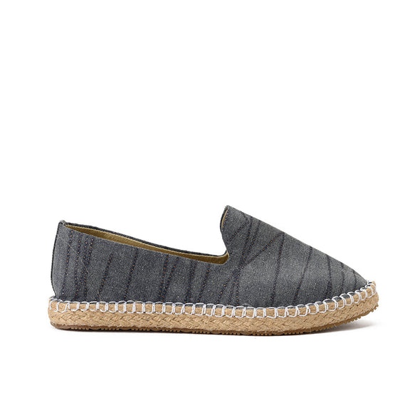 JEANS CHAIN ESPADRILLES  - NAVY