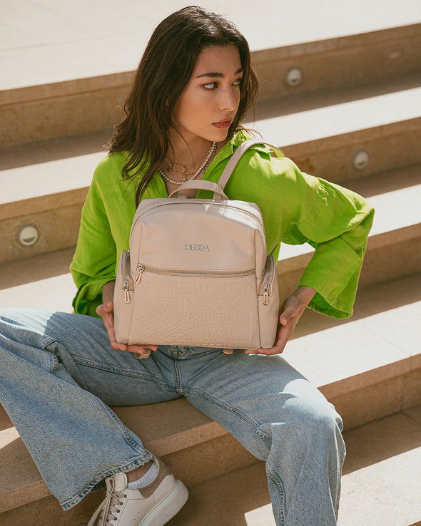 ZUMA MINI BACKPACK  - BEIGE