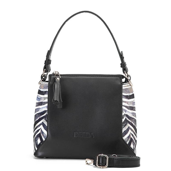 SORAYA CROSS BAG - ZEBRA x BLACK