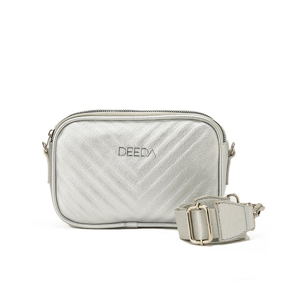 GEMMA CAMERA BAG - SILVER