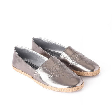 DAMASK ESPADRILLES  - SILVER GREY