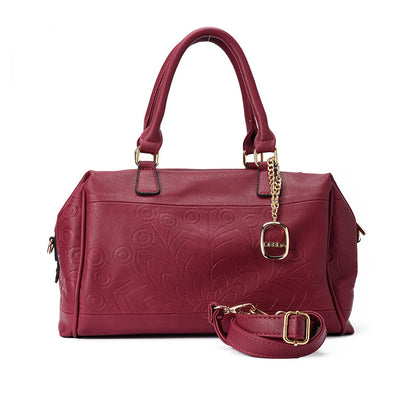 LILLY DUFFLE BAG - BURGUNDY