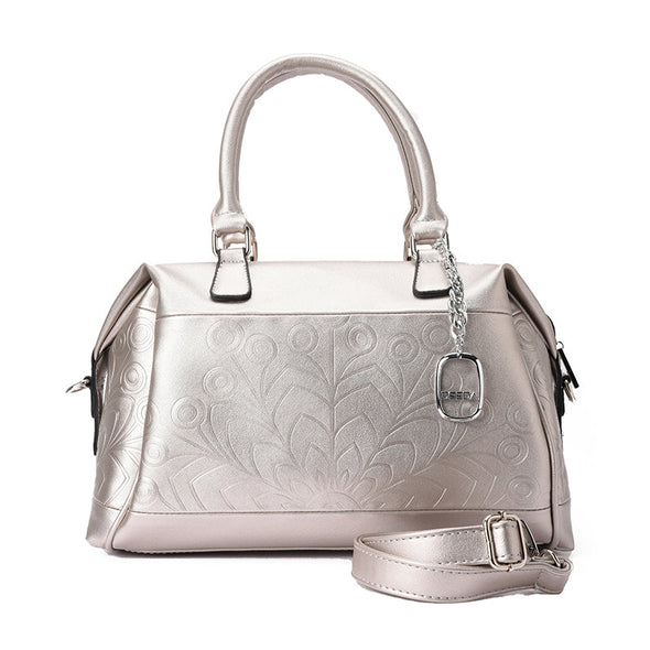 LILLY DUFFLE BAG - SILVER GREY