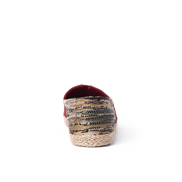 KELIM x CANVAS ESPADRILLE - RED