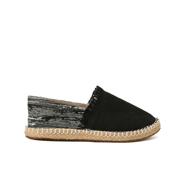 NEW KELIM ESPADRILLE - BLACK