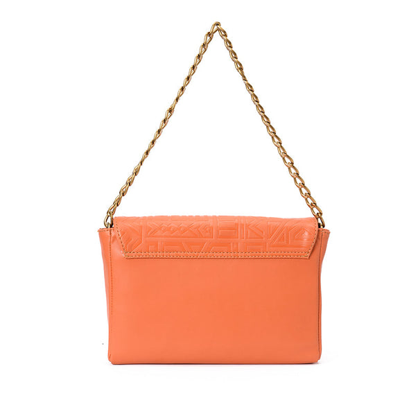 ZUMA CHAIN CLUTCH - ORANGE