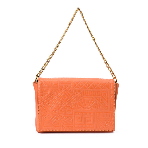 ZUMA CHAIN CLUTCH - ORANGE