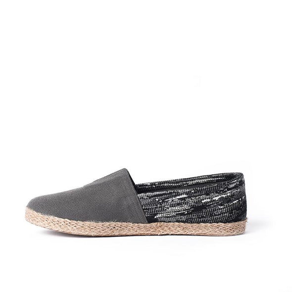 KELIM x CANVAS ESPADRILLE - GREY