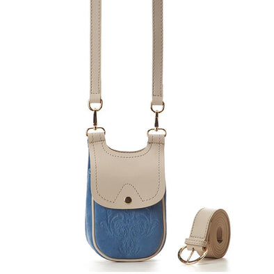 MISKA MOBILE BAG - BABY BLUE x BEIGE