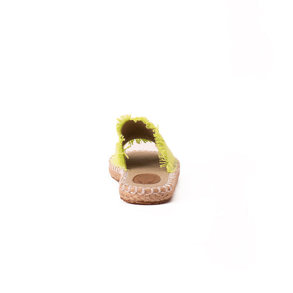 OPEN-TOE STELLA MULES - PISTACHIO