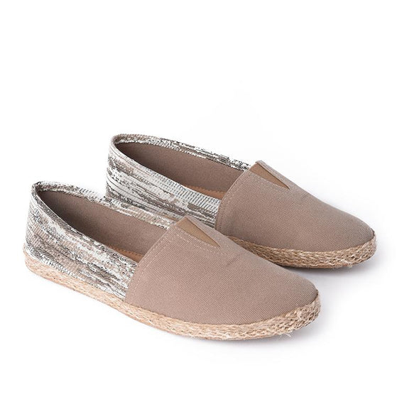 KELIM x CANVAS ESPADRILLE - KHAKI