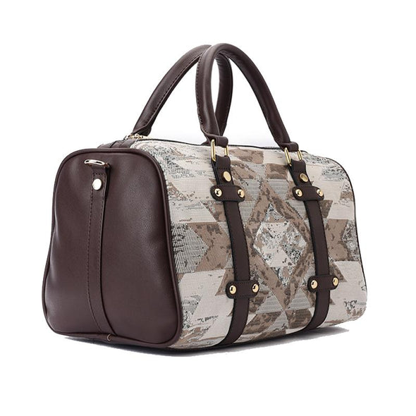 KELIM DUFFLE BAG - BROWN