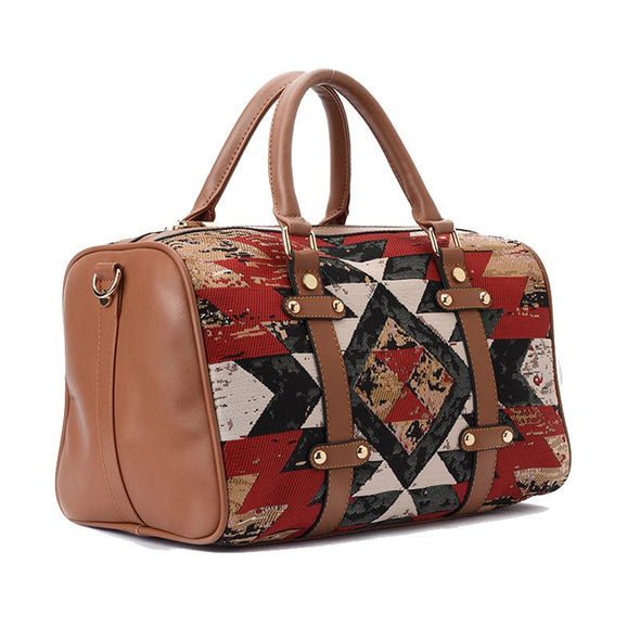 KELIM DUFFLE BAG - CAMEL