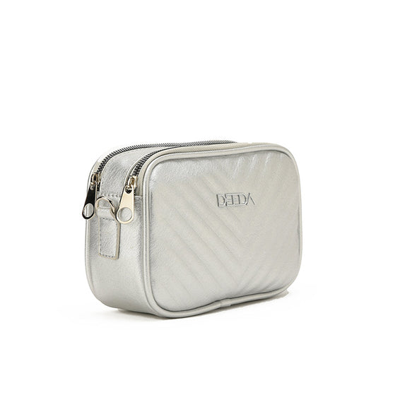 GEMMA CAMERA BAG - SILVER