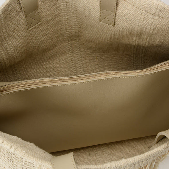 TARA KELIM BAG - BEIGE