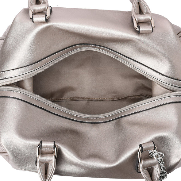 LILLY DUFFLE BAG - SILVER GREY