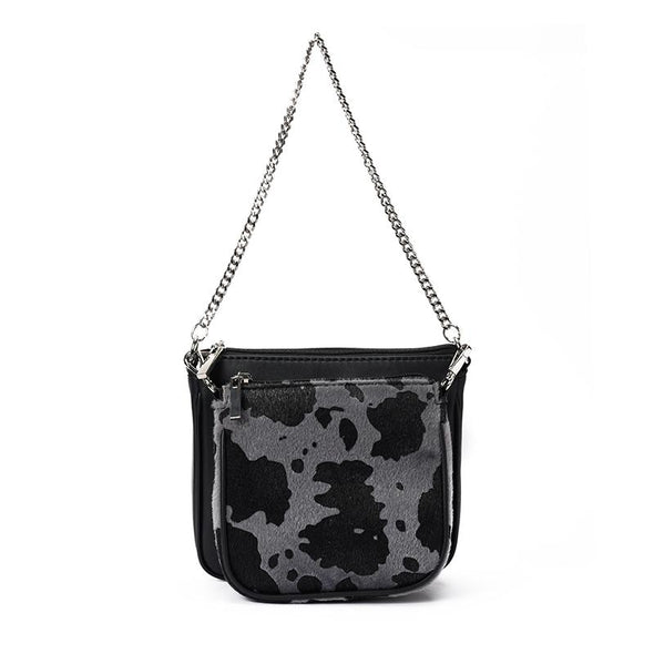 ANITA double pouch - BLACK x GREY