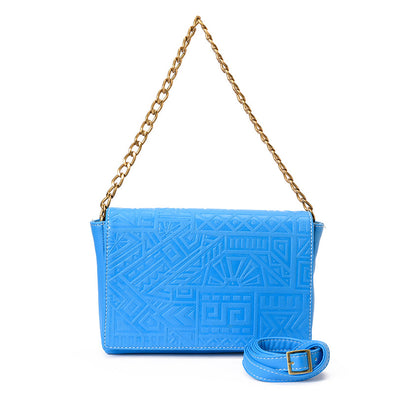 ZUMA CHAIN CLUTCH - BLUE