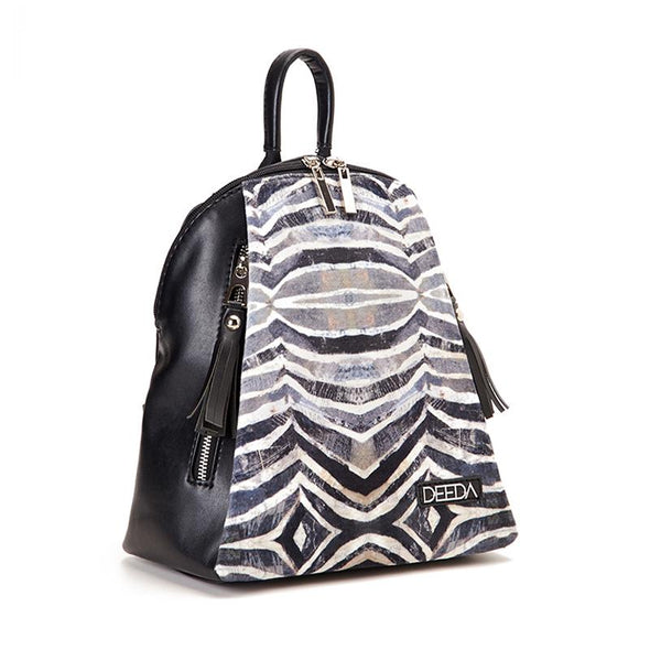 NAZLI BACKPACK - ZEBRA x BLACK