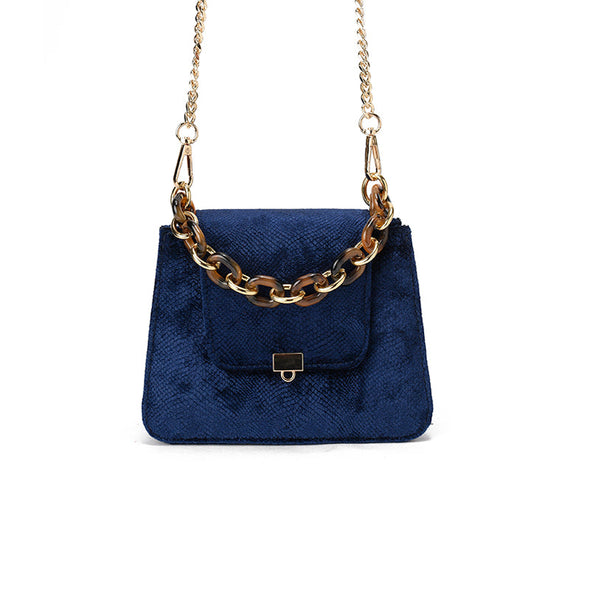 DOUCHA -BLUE VELVET SNAKESKIN