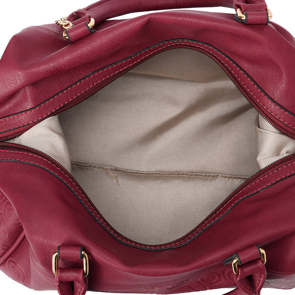 LILLY DUFFLE BAG - BURGUNDY