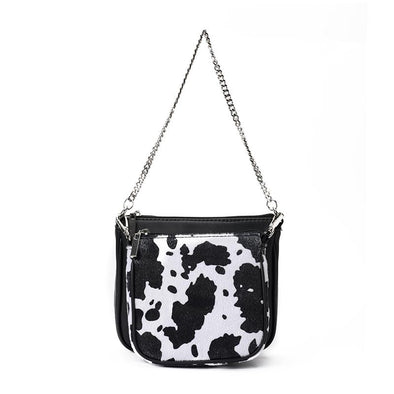 ANITA double pouch - BLACK x WHITE