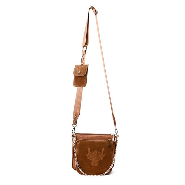 ANITA double pouch - BROWN