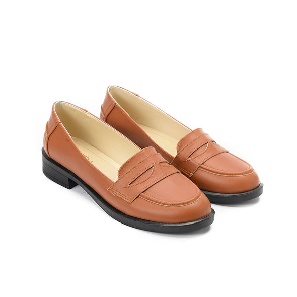 PENNY LOAFERS - CAMEL