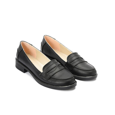 PENNY LOAFERS - BLACK