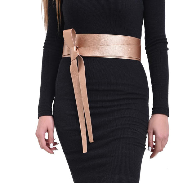 WRAP BELT - ROSE GOLD