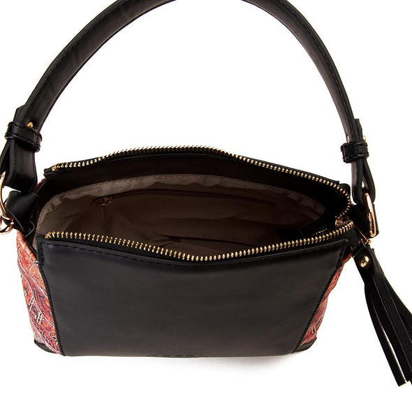 SORAYA CROSS BAG - PERSIAN x BLACK