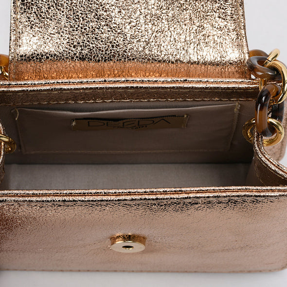 DOUCHA - ROSE GOLD FOILED LEATHER