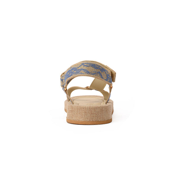 VELCRO SANDALS - BLUE