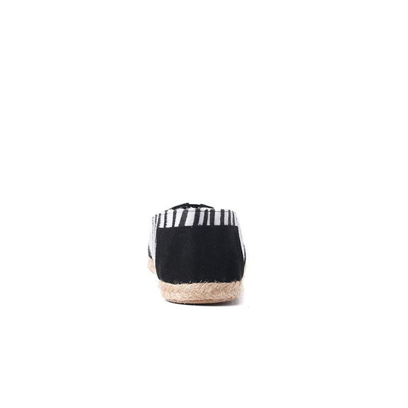 ZEBRA ESPADRILLE - BLACK x WHITE